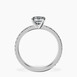 Platinum Emily Eternity Lab Diamond Ring side right image one