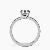 Platinum Emily Eternity Lab Diamond Ring side right image one