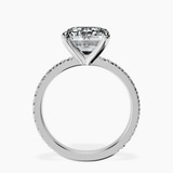 Platinum Emily Eternity Lab Diamond Ring side right image one