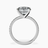 10kt White Gold Emily Eternity Lab Diamond Ring side right image one