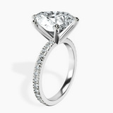 Platinum Emily Eternity Lab Diamond Ring standing product image one