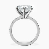Platinum Emily Eternity Lab Diamond Ring side right image one