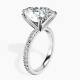 10kt White Gold Emily Eternity Lab Diamond Ring standing product image one