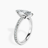Platinum Emily Eternity Lab Diamond Ring standing product image one