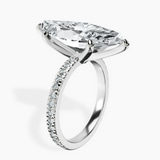 Platinum Emily Eternity Lab Diamond Ring standing product image one