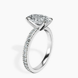 Platinum Emily Eternity Lab Diamond Ring standing product image one