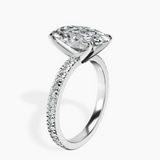 Platinum Emily Eternity Lab Diamond Ring standing product image one