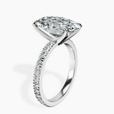 Platinum Emily Eternity Lab Diamond Ring standing product image one