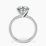 Platinum Emily Eternity Lab Diamond Ring side right image one