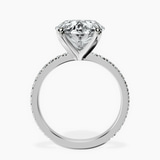 Platinum Emily Eternity Lab Diamond Ring side right image one