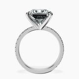 Platinum Emily Eternity Lab Diamond Ring side right image one
