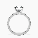 18kt White Gold Emily Eternity Lab Diamond Ring side right image one