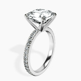 Platinum Emily Eternity Lab Diamond Ring standing product image one