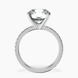 Platinum Emily Eternity Lab Diamond Ring side right image one