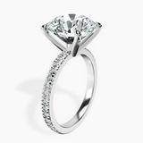 Platinum Emily Eternity Lab Diamond Ring standing product image one