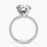 Platinum Emily Eternity Lab Diamond Ring side right image one