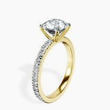 9ct Yellow Gold Emily Eternity Lab Diamond Ring standing product image one