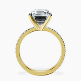 10kt Yellow Gold Emily Eternity Lab Diamond Ring side right image one