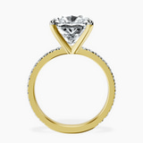 10kt Yellow Gold Emily Eternity Lab Diamond Ring side right image one