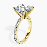 10kt Yellow Gold Emily Eternity Lab Diamond Ring standing product image one