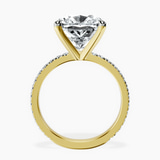 10kt Yellow Gold Emily Eternity Lab Diamond Ring side right image one
