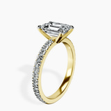 9ct Yellow Gold Emily Eternity Lab Diamond Ring standing product image one