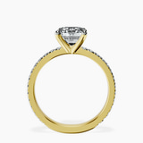 10kt Yellow Gold Emily Eternity Lab Diamond Ring side right image one