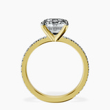 10kt Yellow Gold Emily Eternity Lab Diamond Ring side right image one