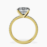 10kt Yellow Gold Emily Eternity Lab Diamond Ring side right image one
