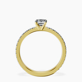 14kt Yellow Gold Emily Eternity Lab Diamond Ring side right image one