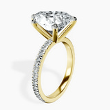 10kt Yellow Gold Emily Eternity Lab Diamond Ring standing product image one