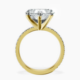 10kt Yellow Gold Emily Eternity Lab Diamond Ring side right image one