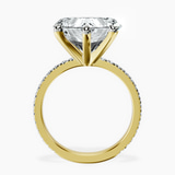 10kt Yellow Gold Emily Eternity Lab Diamond Ring side right image one