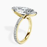 10kt Yellow Gold Emily Eternity Lab Diamond Ring standing product image one