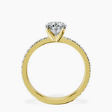 9ct Yellow Gold Emily Eternity Lab Diamond Ring side right image one