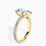 14kt Yellow Gold Emily Eternity Lab Diamond Ring standing product image one