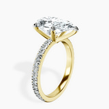 14kt Yellow Gold Emily Eternity Lab Diamond Ring standing product image one