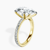 10kt Yellow Gold Emily Eternity Lab Diamond Ring standing product image one