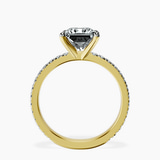 9ct Yellow Gold Emily Eternity Lab Diamond Ring side right image one