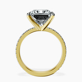 10kt Yellow Gold Emily Eternity Lab Diamond Ring side right image one