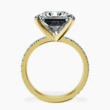 10kt Yellow Gold Emily Eternity Lab Diamond Ring side right image one