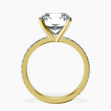 10kt Yellow Gold Emily Eternity Lab Diamond Ring side right image one
