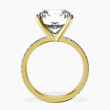 10kt Yellow Gold Emily Eternity Lab Diamond Ring side right image one