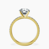 9ct Yellow Gold Emily Eternity Lab Diamond Ring side right image one