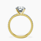 14kt Yellow Gold Emily Eternity Lab Diamond Ring side right image one