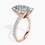 14kt Rose Gold Venetia Half Eternity Lab Diamond Ring standing product image one