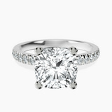 Platinum Venetia Half Eternity Lab Diamond Ring front image