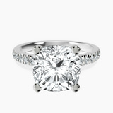 Platinum Venetia Half Eternity Lab Diamond Ring front image