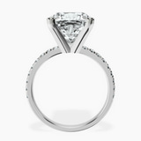 18kt White Gold Venetia Half Eternity Lab Diamond Ring side right image one