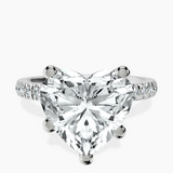 Platinum Venetia Half Eternity Lab Diamond Ring front image